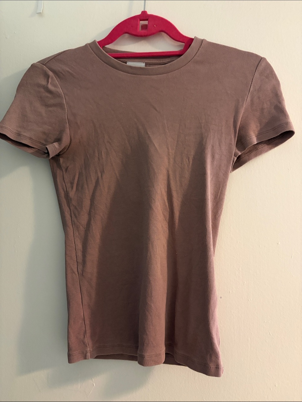TNA Women's Short Sleeve Tee in Mauve Brown